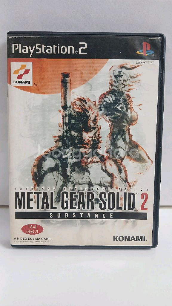 PS2 메탈기어솔리드2 서브스텐스 정발--0