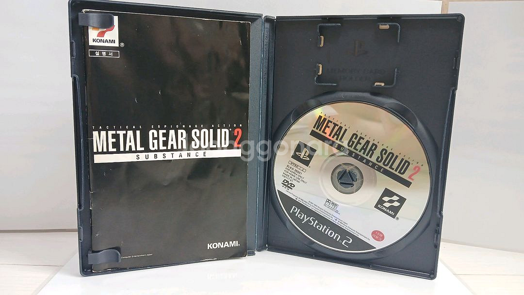 PS2 메탈기어솔리드2 서브스텐스 정발--3