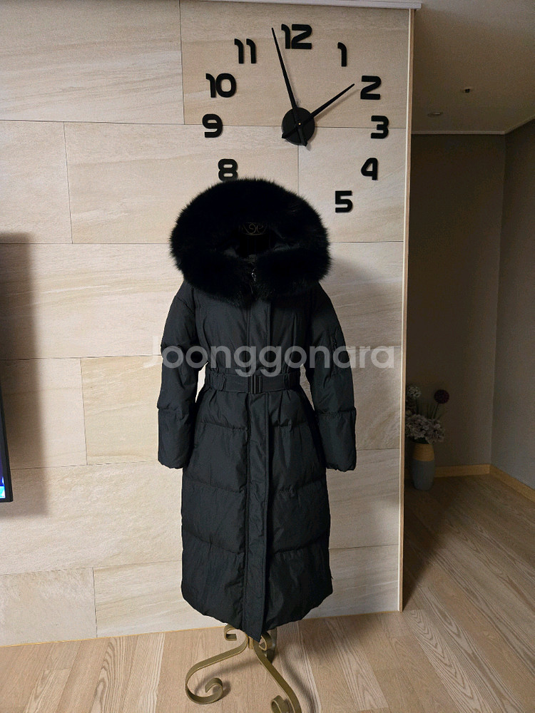[55] DEWL 듀엘 폭스퍼 밸트 구스 롱패딩--0
