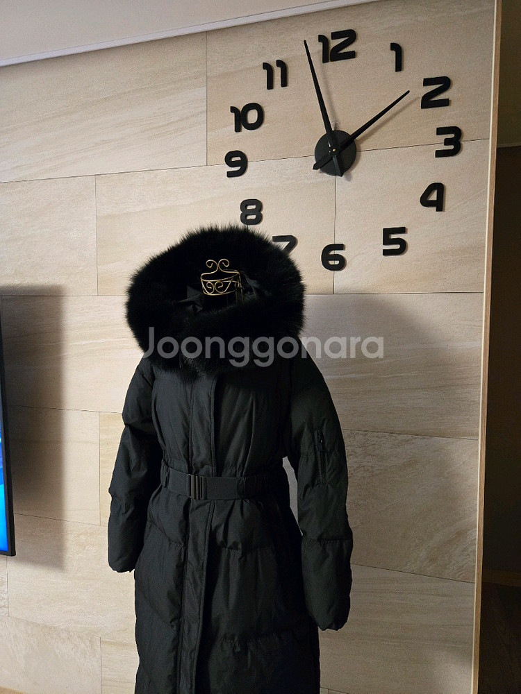 [55] DEWL 듀엘 폭스퍼 밸트 구스 롱패딩--2