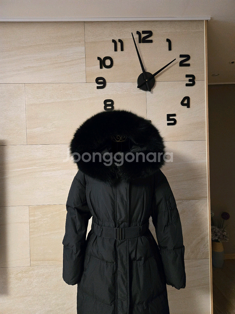 [55] DEWL 듀엘 폭스퍼 밸트 구스 롱패딩--1