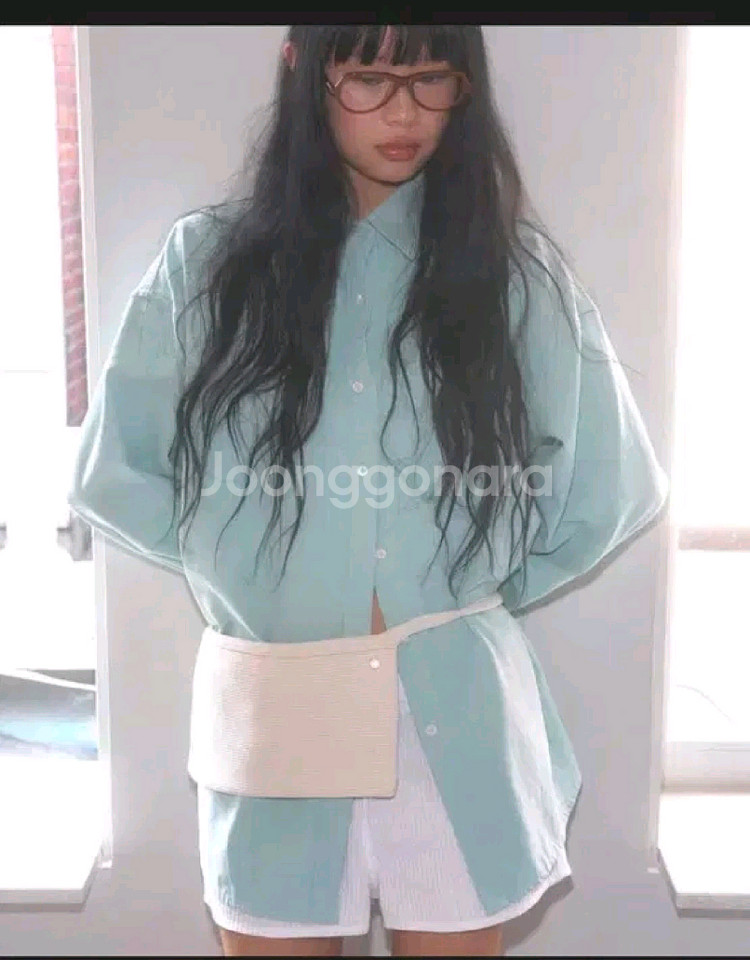 스무스무드 옥스퍼드셔츠 민트--0