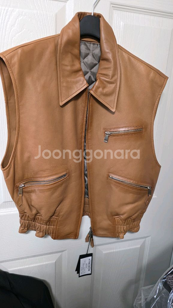 시스템 양가죽 리얼 베스트 조끼--0