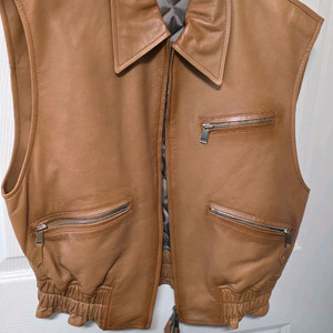 시스템 양가죽 리얼 베스트 조끼