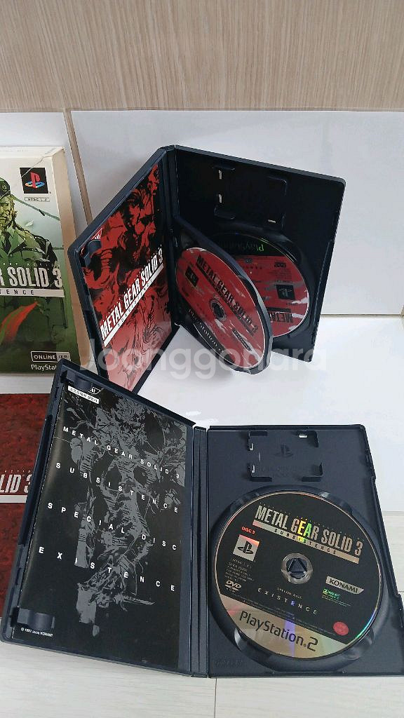 PS2 메탈기어솔리드3 서브스텐스 정발--6