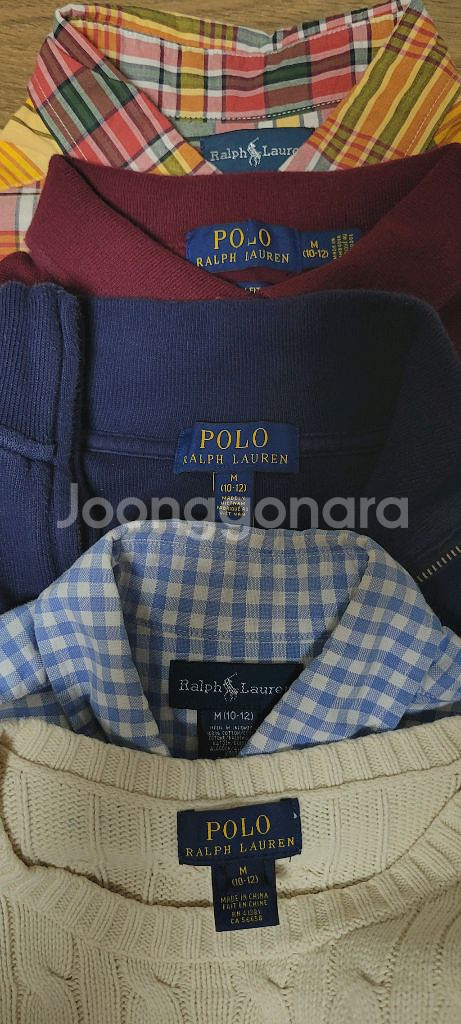 M10-12(150사이즈) 폴로 케이블 니트.폴로셔츠--1