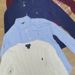 M10-12(150사이즈) 폴로 케이블 니트.폴로셔츠