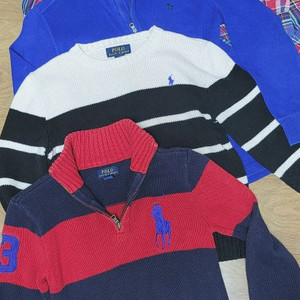 M10-12(150사이즈) 폴로 반집업.폴로 니트.셔츠