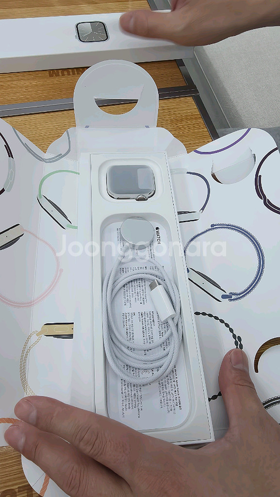 애플워치9 41mm 은색 밀레--1