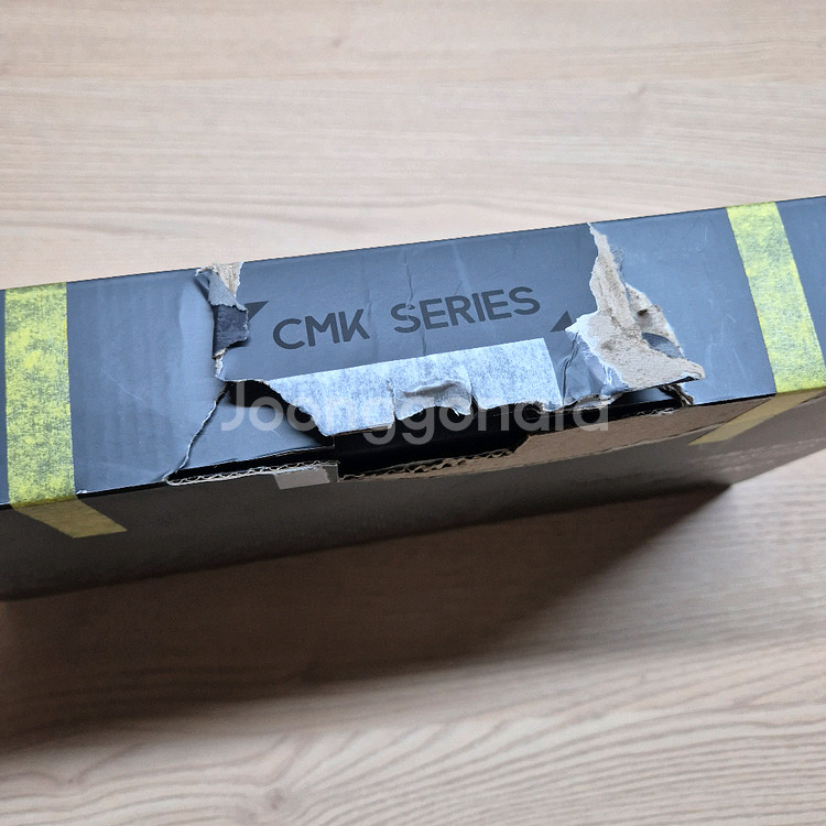CMK75 유무선 LCD 핫스왑 풀윤활 키보드(우뚜게황--4