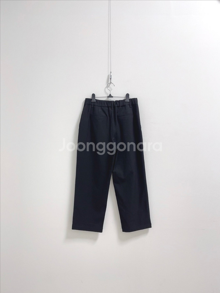 BCBG 블랙 뒷밴딩 소푸 팬츠--7