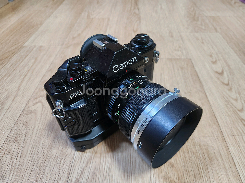 캐논 A-1바디및 50mm F1.2 렌즈 + 모터드라이--2