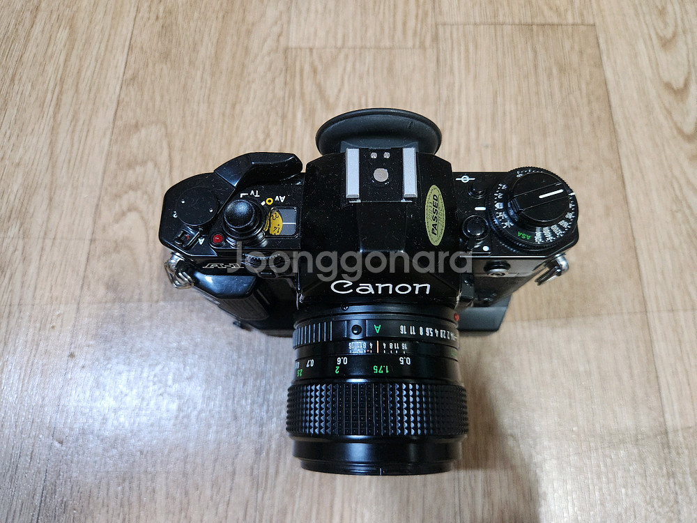 캐논 A-1바디및 50mm F1.2 렌즈 + 모터드라이--3