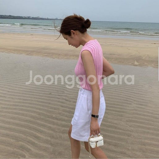 샤넬 캐비어 베니티 탑핸들 코스메틱 미니백 (차정원백)--1