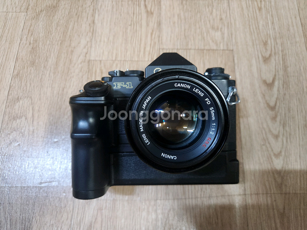 캐논 뉴 F-1바디및 55mm F1.2 렌즈 + 모터드--1