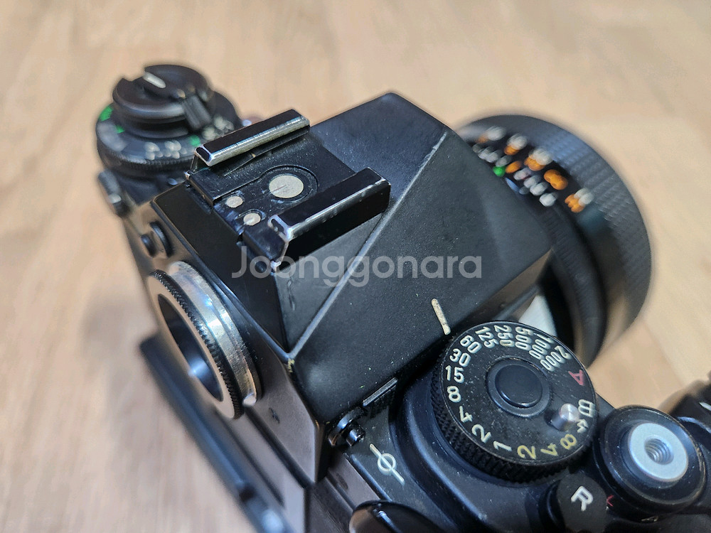 캐논 뉴 F-1바디및 55mm F1.2 렌즈 + 모터드--3