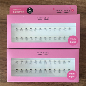 깜박 속눈썹 라이트 2기둥 9mm 새것