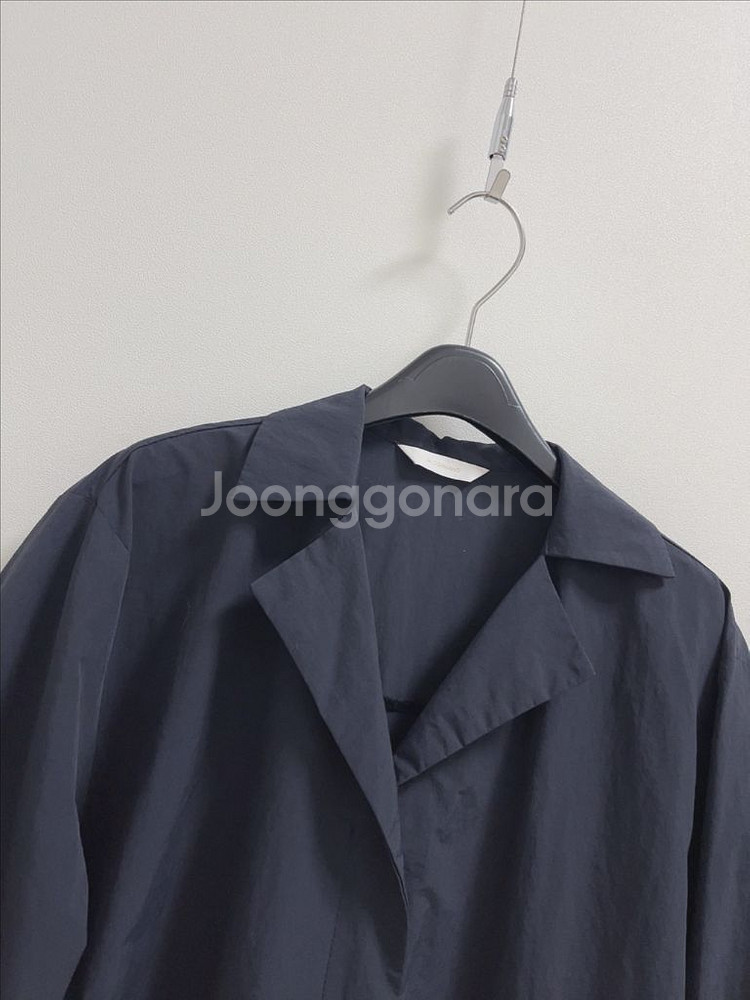 르꼬르망 네이비 바스락 원피스--1