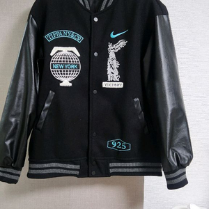 나이키x티파니 콜라보 바시티 자켓 M