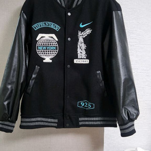 나이키x티파니 콜라보 바시티 자켓 M