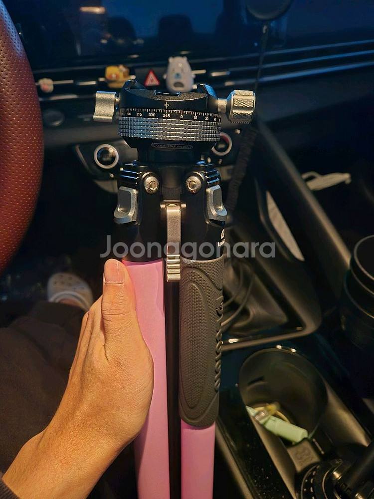 레오포토 LY-265CF 핑크 카본삼각대 판매--2