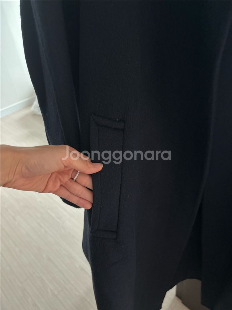 여성 울코트 네이비 M 새상품 (택달기전)--4