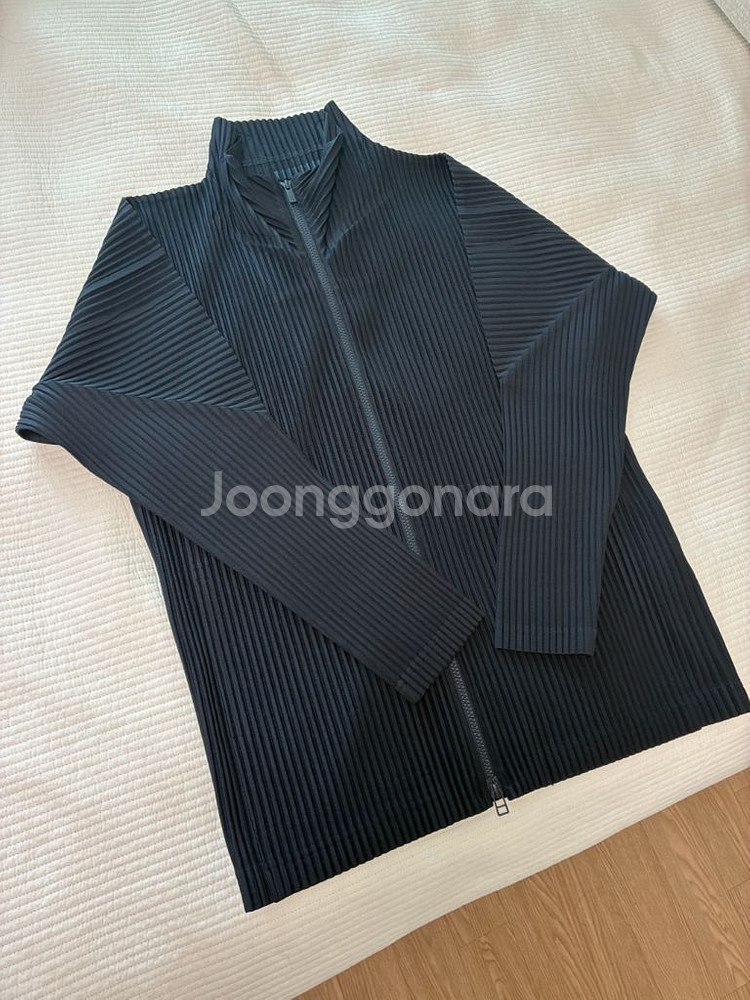 옴므플리세 집업 쟈켓--0