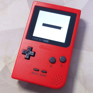 게임보이 포켓 레드 IPS 백라이트 A+급