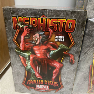 마블 보웬디자인 빌런 메피스토 스테츄 사이드쇼 레진