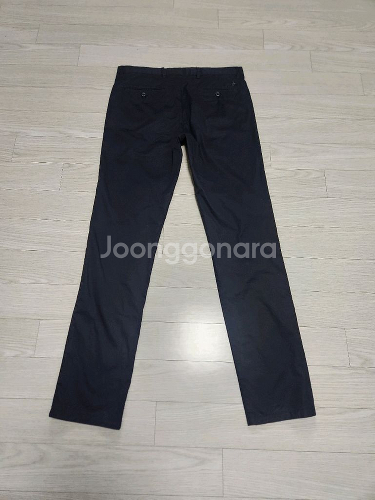 (32)프라다 남성 블랙 면바지--4