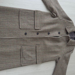 헤지스 오버핏 체크 코트 M사이즈입니다.