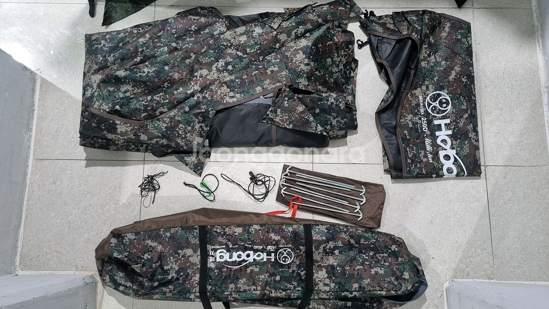 호봉 밀리터리 낚시텐트 New 250D B중 민물 낚시--1