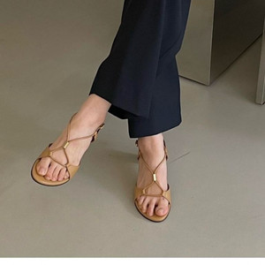 살롱드주 파이샌들 SALONDE JU 디자이너스슈즈 리