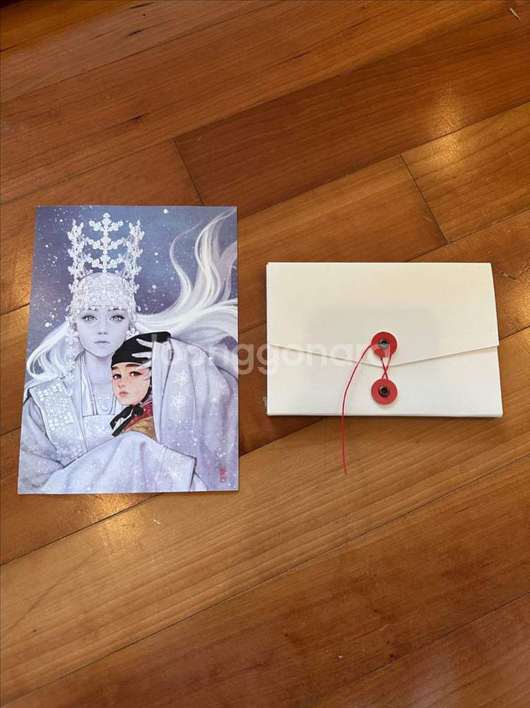 우나영 흑요석 한복동화엽서 15장--1