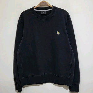 (XL)폴스미스 스웨트 블랙 얼룩말 로고 맨투맨 티셔츠