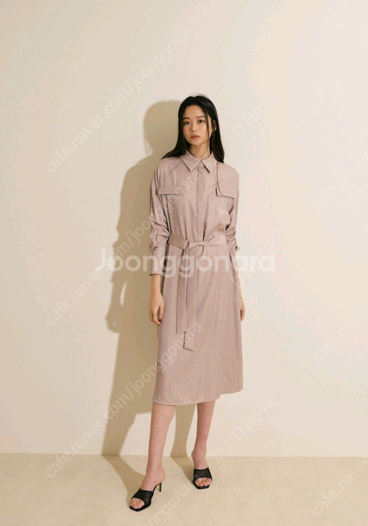 블랑쇼 비타 셔츠 원피스 s--2