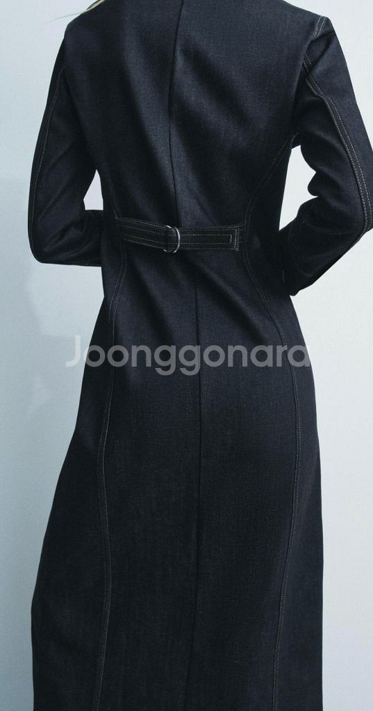 택달린) 자라 롱 데님 원피스--1