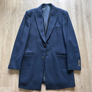 워모 싱글 코트 네이비 팝니다