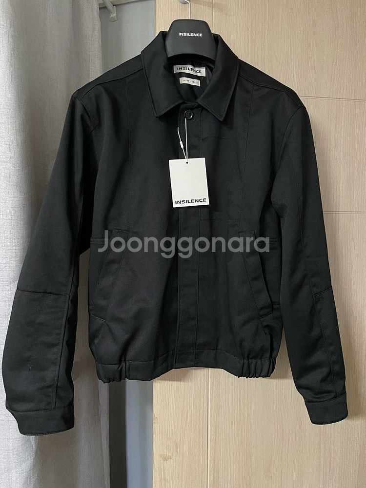인사일런스 패널드 코튼 트윌 자켓 블랙 새상품 판매--1