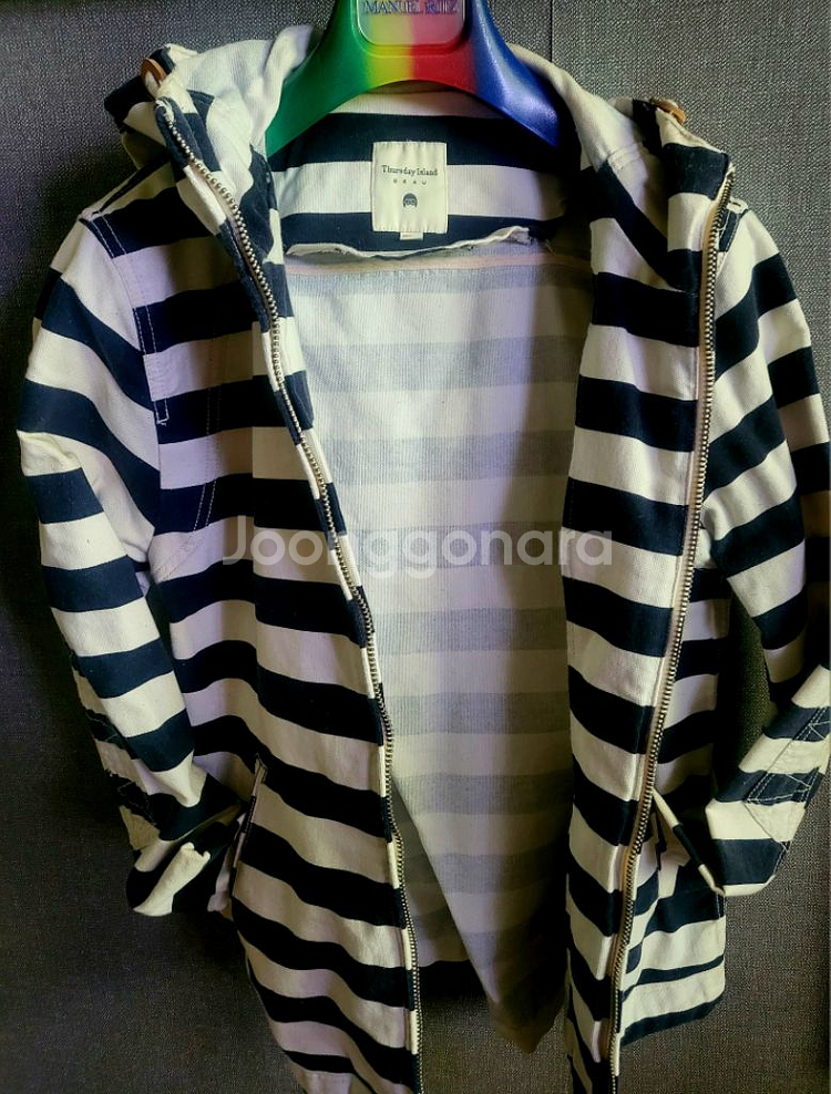 [택달린 새상품] 써스데이아일랜드 남자 후드자켓--5