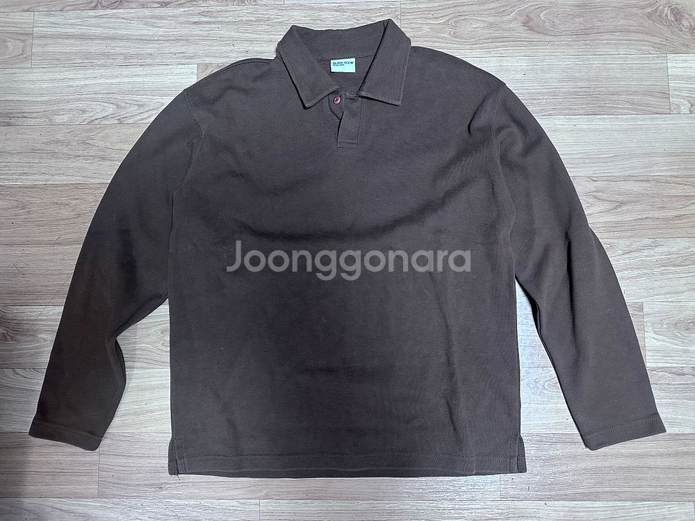 블랭크룸 긴팔 카라티 브라운 2사이즈 팔아용--0