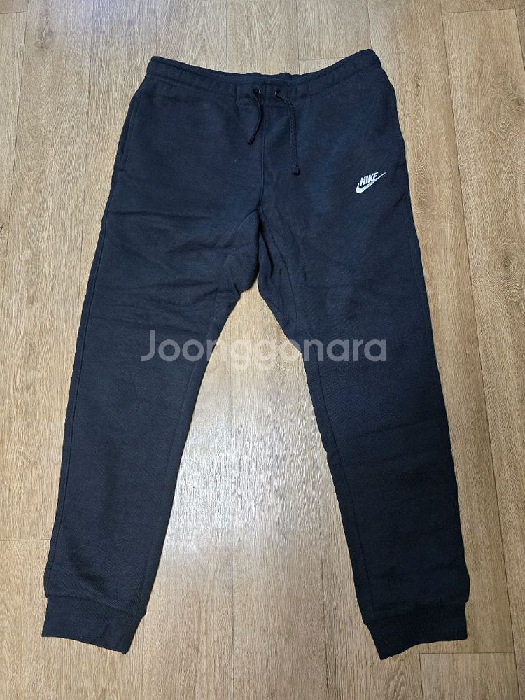 나이키 플리스 조거팬츠 블랙 M사이즈 팝니다--0