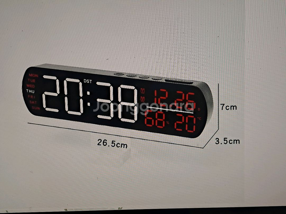 LED 디지털 탁상시계--1