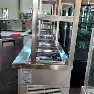 레인보우 냉장 반찬테이블4구1200+상부선반2단