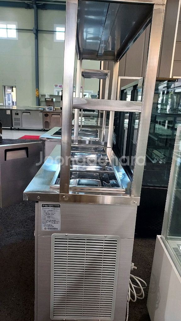 레인보우 냉장 반찬테이블4구1200+상부선반2단--2