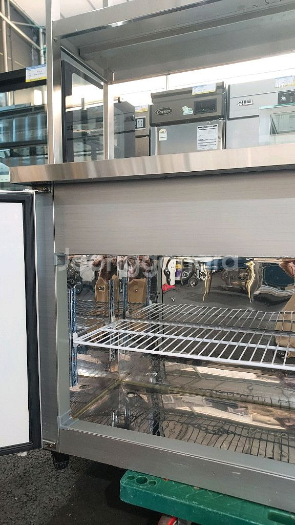 레인보우 냉장 반찬테이블4구1200+상부선반2단--3