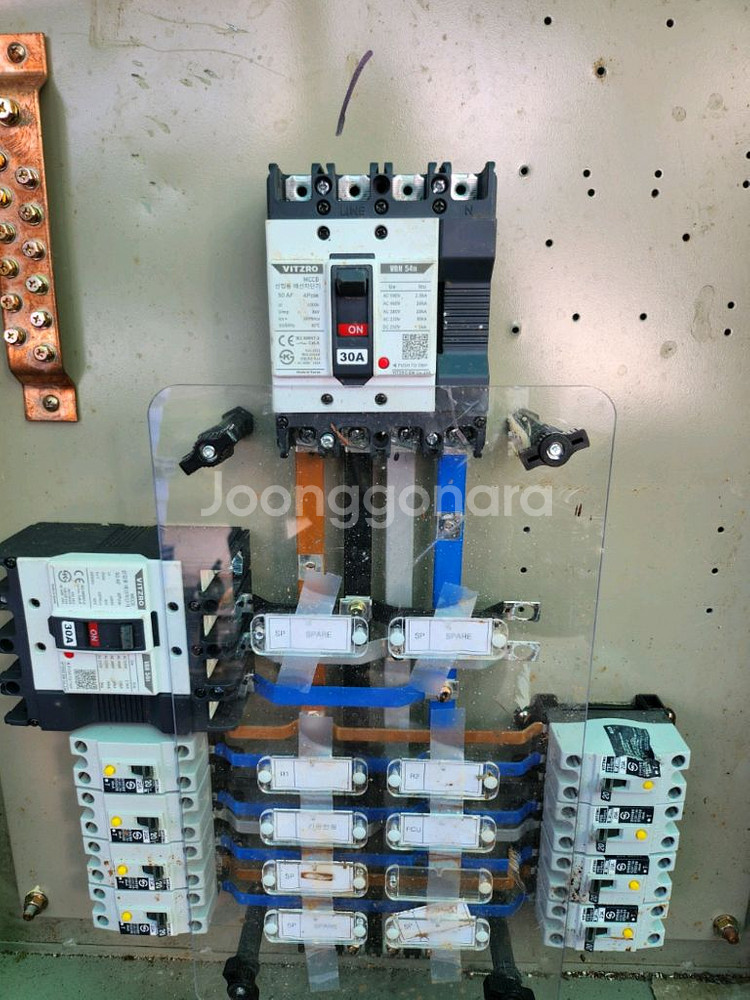 전기 분전함 배전함 배전판 세트 3상 4선식 상태좋음--1