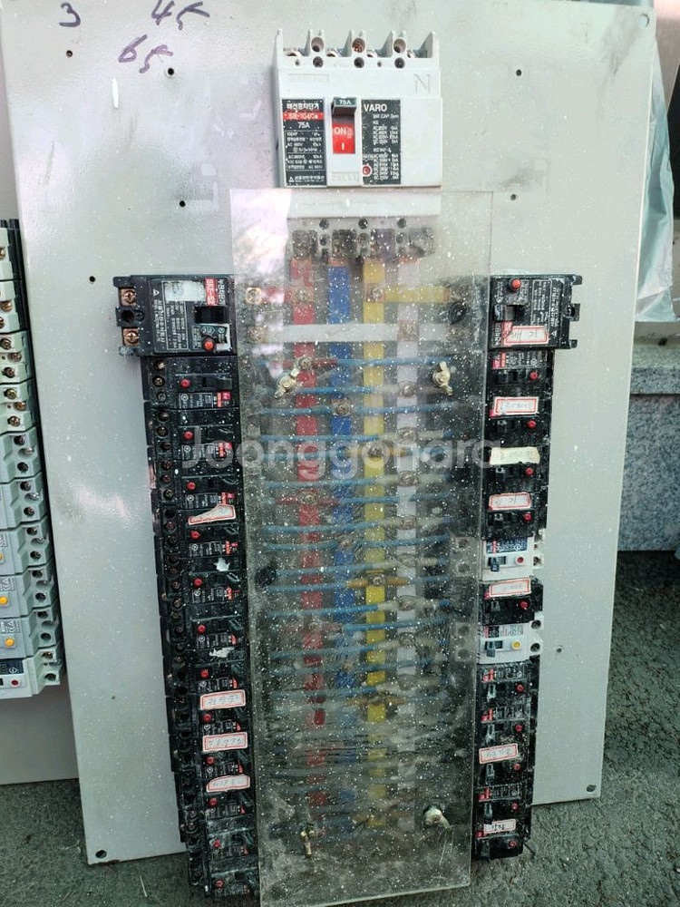 전기 분전함 배전함 배전판 세트 3상 4선식 상태좋음--3