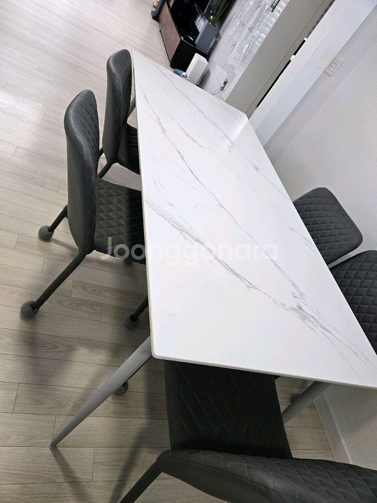 6인용 세라믹식탁--0