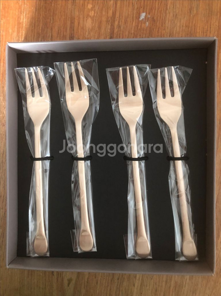 명성유기 어린이 포크 4개 세트--2